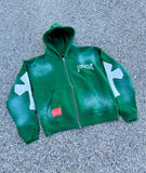 GREEN 'ELEVATION' SWEATSUIT (JACKET)