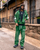 GREEN 'ELEVATION' SWEATSUIT (JACKET)