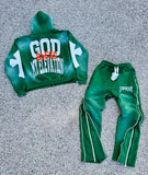 GREEN 'ELEVATION' SWEATSUIT (JACKET)