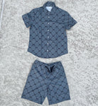 MONOGRAM SUMMER SET (GREY & BLACK)