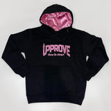 'BLACK CUPID' SATIN LINED HOODIE