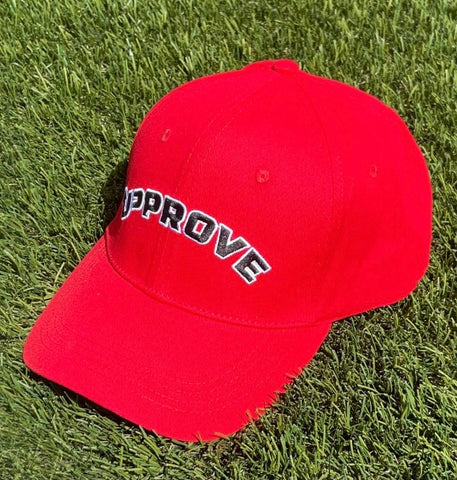 RED UPPROVE BASEBALL CAP