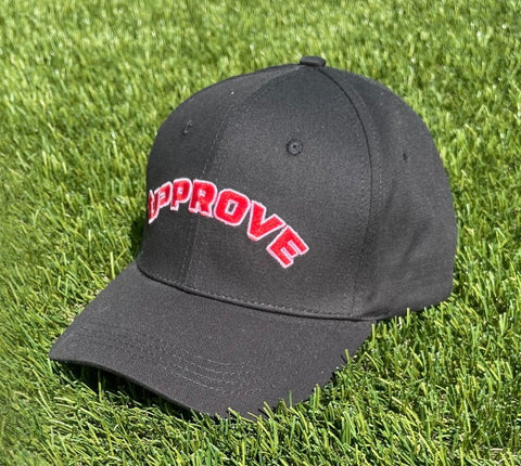 BLACK UPPROVE BASEBALL CAP