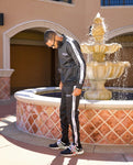 LUXURY TRACKSUIT PANTS (BLACK)