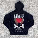 'FOR THE LOVE' HOODIE (BLACK)
