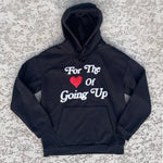 'FOR THE LOVE' HOODIE (BLACK)