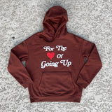 'FOR THE LOVE' HOODIE (BROWN)
