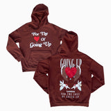 'FOR THE LOVE' HOODIE (BROWN)
