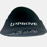 Black Satin Lined Beanie